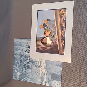 1997 Disney Hunchback Of Notre Dame Exclusive Commemorative Lithograph